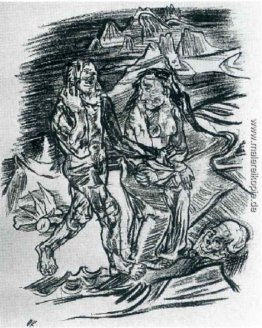 Mann und Frau auf dem Weg in den Tod Mann und Frau auf dem Weg in den Tod