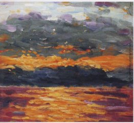 Sonnenuntergang über dem Meer Sonnenuntergang über dem Meer