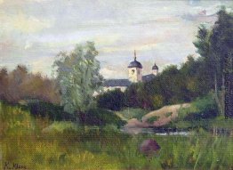 Landschaft mit einer Kirche Landschaft mit einer Kirche