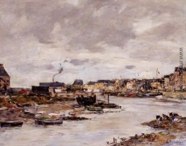 Der Innere Hafen von Trouville bei Ebbe Der Innere Hafen von Trouville bei Ebbe