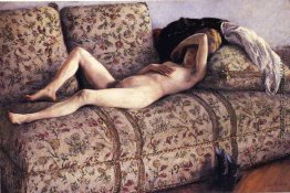 Nackt auf einer Couch Nackt auf einer Couch