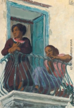 Auf dem Balkon Auf dem Balkon