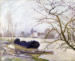 Das Loing bei Hochwasser Das Loing bei Hochwasser