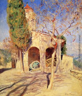 Die alte Kirche in Cagnes Die alte Kirche in Cagnes