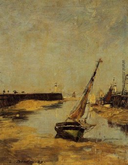 Trouville, die Jettys, Ebbe Trouville, die Jettys, Ebbe