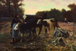 Landschaft mit Vieh Landschaft mit Vieh