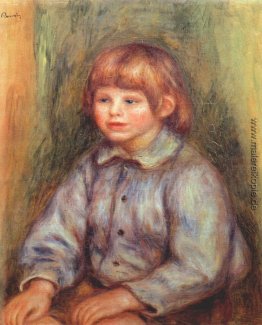 Sitzt Porträt von Claude Renoir Sitzt Porträt von Claude Renoir