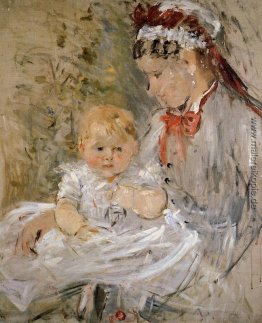 Julie Manet mit ihrer Amme Julie Manet mit ihrer Amme