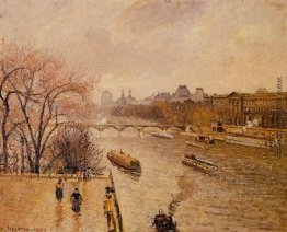 Der Louvre, Nachmittag, Regnerisches Wetter Der Louvre, Nachmittag, Regnerisches Wetter