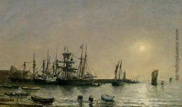 Portrieux Boote vor Anker im Hafen Portrieux Boote vor Anker im Hafen