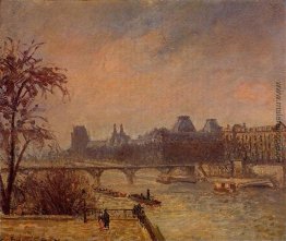 Die Seine und der Louvre, Paris Die Seine und der Louvre, Paris