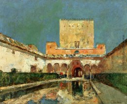 Die Alhambra (auch bekannt als Sommerpalast der Kalifen, Granada Die Alhambra (auch bekannt als Sommerpalast der Kalifen, Granada