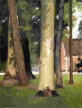 Yerres, durch den Hain, der Ornamental Farm Yerres, durch den Hain, der Ornamental Farm