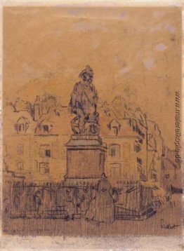 Sketch für `Die Statue von Duquesne, Dieppe" Sketch für `Die Statue von Duquesne, Dieppe"