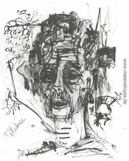 Selbstporträt unter dem Einfluss von Morphium Selbstporträt unter dem Einfluss von Morphium