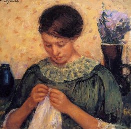 Woman Sewing Woman Sewing