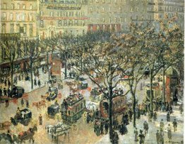 Boulevard des Italiens Morgen, Sonnenlicht Boulevard des Italiens Morgen, Sonnenlicht