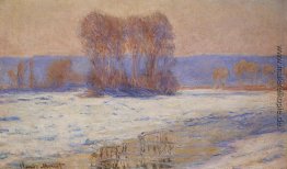 Die Seine bei Bennecourt, Winter Die Seine bei Bennecourt, Winter