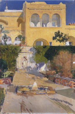 Nachmittagssonne an der Alcázar von Sevilla Nachmittagssonne an der Alcázar von Sevilla