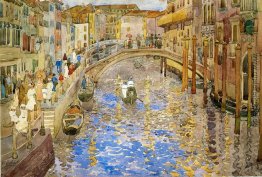 Venezianischen Kanal-Szene Venezianischen Kanal-Szene