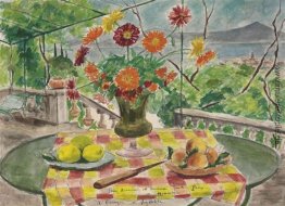 Sur la terrasse - vue de la mer Sur la terrasse - vue de la mer