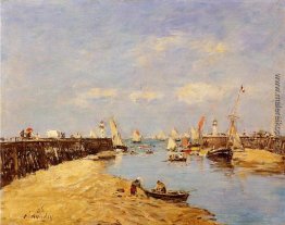 Trouville, die Anlegestelle und das Becken Trouville, die Anlegestelle und das Becken