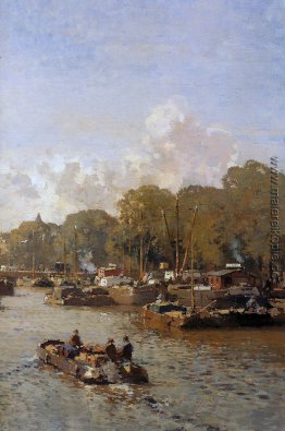 Blick auf die Amstel Blick auf die Amstel