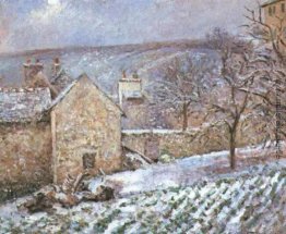 Schnee an der Einsiedlerei, Pontoise Schnee an der Einsiedlerei, Pontoise