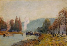 Die Seine bei Bougival Die Seine bei Bougival