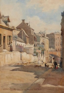 Cambridge St., Blick auf den Argyle Cut Cambridge St., Blick auf den Argyle Cut