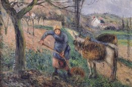 Landschaft mit einem Esel Landschaft mit einem Esel