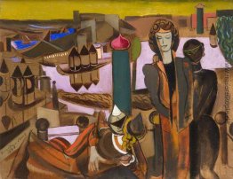 Maskerade in einer Landschaft Maskerade in einer Landschaft