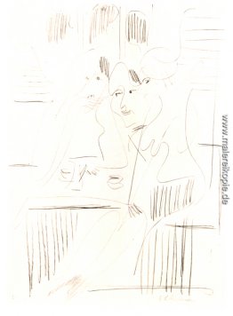 Drei Frauen in einem Café Drei Frauen in einem Café