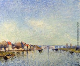 Die Banken des Loing in Saint Mammes Die Banken des Loing in Saint Mammes