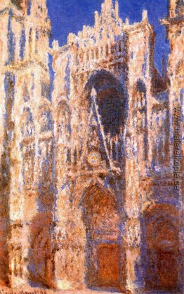 Rouen-Kathedrale, das Portal in der Sonne Rouen-Kathedrale, das Portal in der Sonne