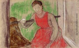 Frau am Fenster Frau am Fenster