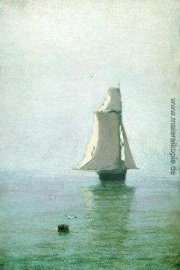 Das Meer mit einem Segelschiff Das Meer mit einem Segelschiff