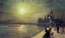 Reflexionen auf der Themse, Westminster Reflexionen auf der Themse, Westminster