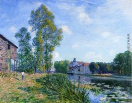 Das Loing bei Moret im Sommer Das Loing bei Moret im Sommer
