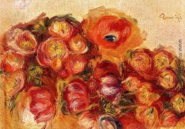 Studie der Blumen Anemonen und Tulpen Studie der Blumen Anemonen und Tulpen