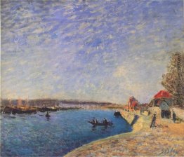 Fluss Loing in Saint Mammes Fluss Loing in Saint Mammes