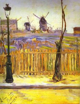 Rue Caulaincourt. Mills am Montmarte Rue Caulaincourt. Mills am Montmarte