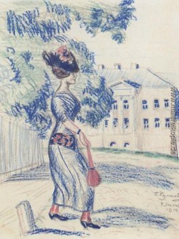 Eine junge Kaufmannsfrau Eine junge Kaufmannsfrau