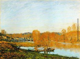 Herbst Ufer der Seine bei Bougival Herbst Ufer der Seine bei Bougival