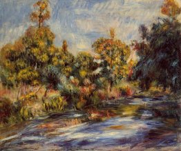 Landschaft mit Fluss Landschaft mit Fluss