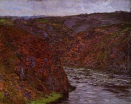 Tal der Creuse, grauer Himmel Tal der Creuse, grauer Himmel