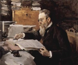Porträt von Nikolai Andrejewitsch Rimski-Korsakow Porträt von Nikolai Andrejewitsch Rimski-Korsakow