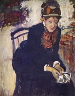 Porträt von Fräulein Cassatt, hält die Karten Porträt von Fräulein Cassatt, hält die Karten