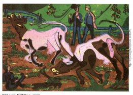 Rinder im Frühjahr Rinder im Frühjahr