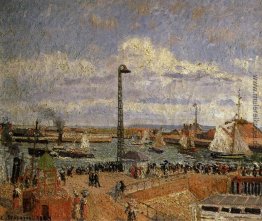 Die Anlegestelle des Pilot, Le Havre Flut, Nachmittag Sun Die Anlegestelle des Pilot, Le Havre Flut, Nachmittag Sun